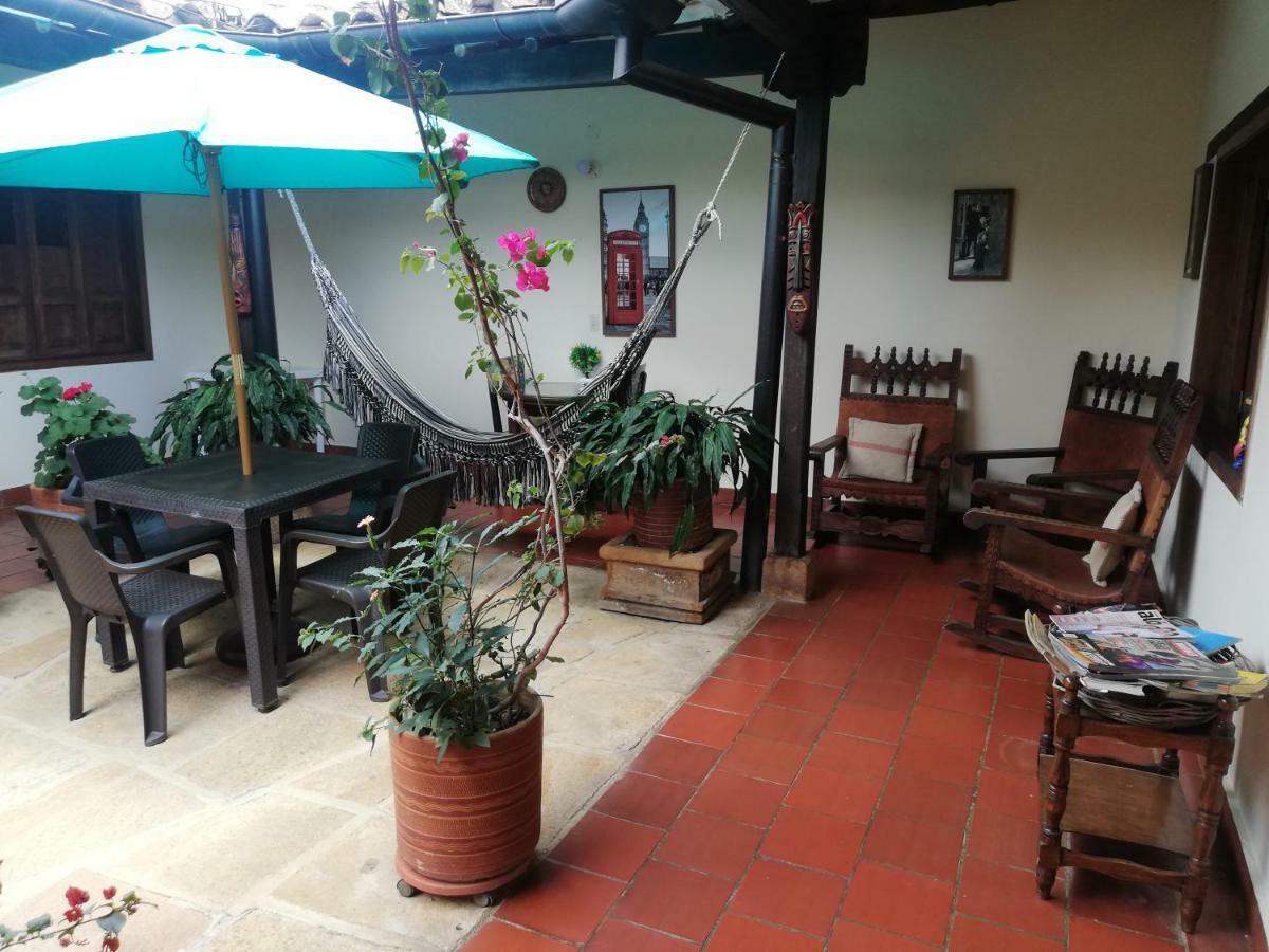 Hostal La Mansion De Virginia Barichara Buitenkant foto